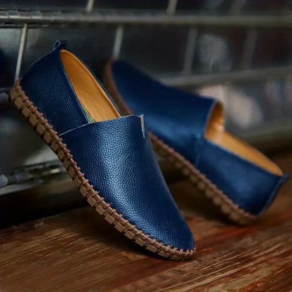 Lightweight men's summer loafers, breathable and comfortable slip-ons for warm weather casual style.
