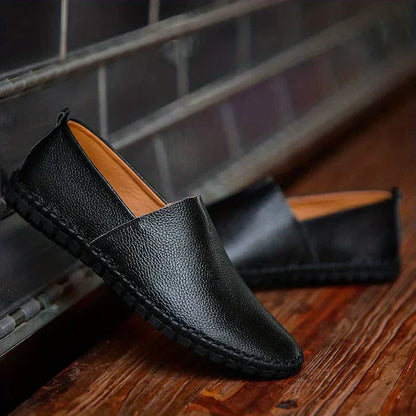 Comfortable men's summer loafers, soft and breathable slip-on footwear for all-day warm weather ease.