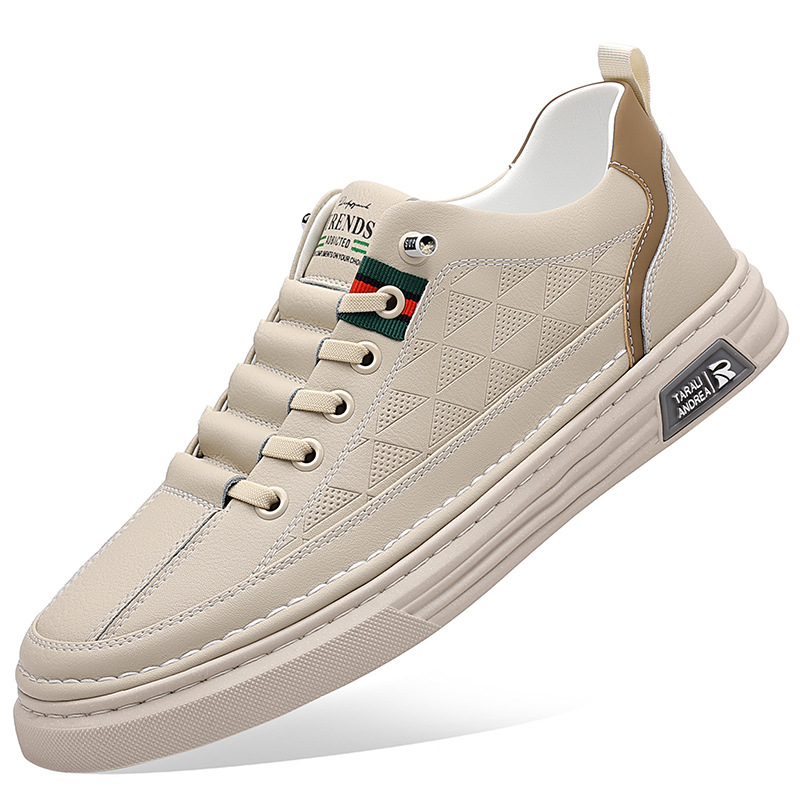 Fashion-forward men's sneakers. Embossed design elevates these casual shoes to a new level of style.