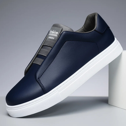 Modern men's fashion Chelsea style slip-on sneakers for versatile casual wear.