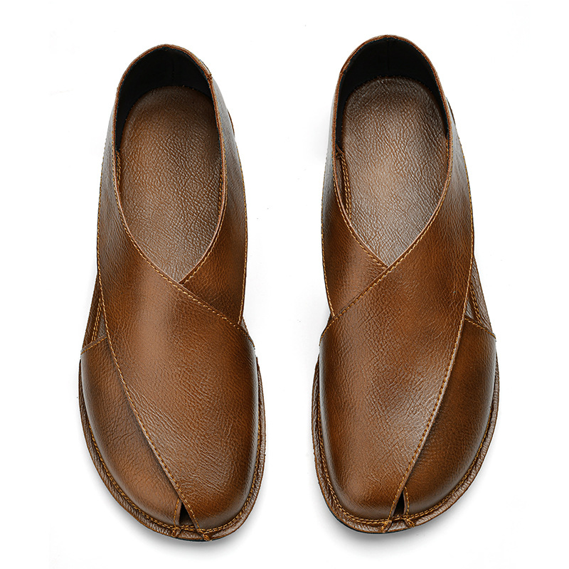 Men's ultimate comfort sandals with cushioned sole, ideal slip-on footwear for summer & beach days.
