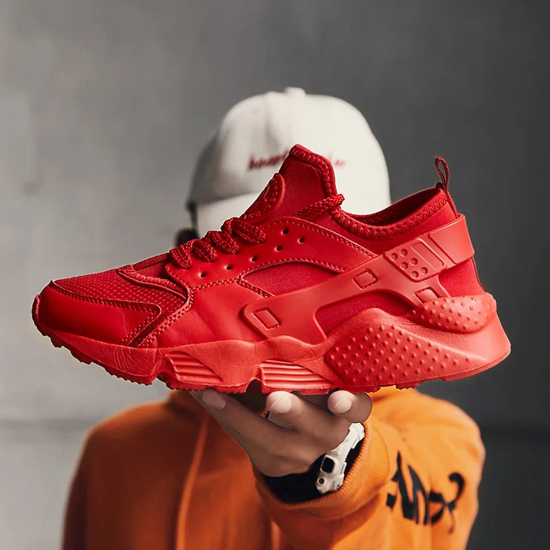 Athletic men's fashion sneakers, providing stylish support for walking and urban adventures.