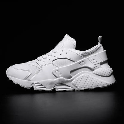 Back view of men's fashion sneakers, featuring unique design elements & all-day comfort.
