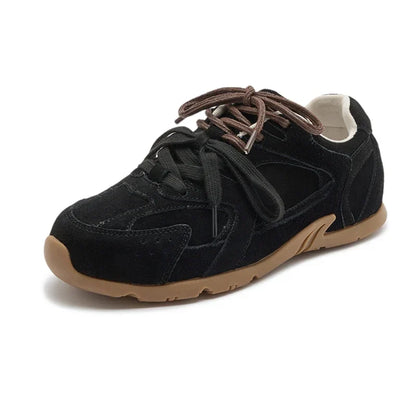 Stylish men's fashion sneakers featuring a unique double lace design, offering comfort and modern appeal.