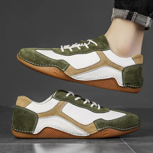 Men's stylish gum sole sneakers, perfect for everyday casual wear & streetwear fashion.