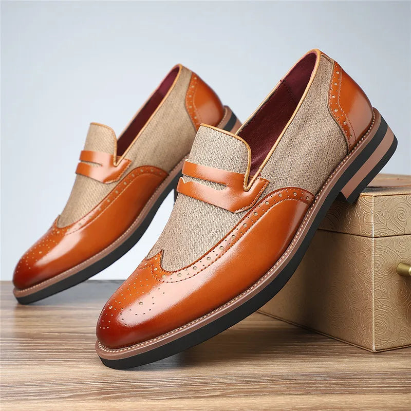 Premium men's hybrid loafers, comfortable & stylish slip-on dress shoes.