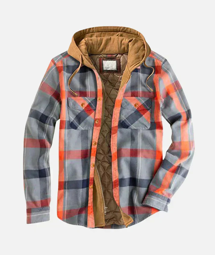 Unique men's patchwork check vest for stylish casual layering. Versatile fall & spring menswear.