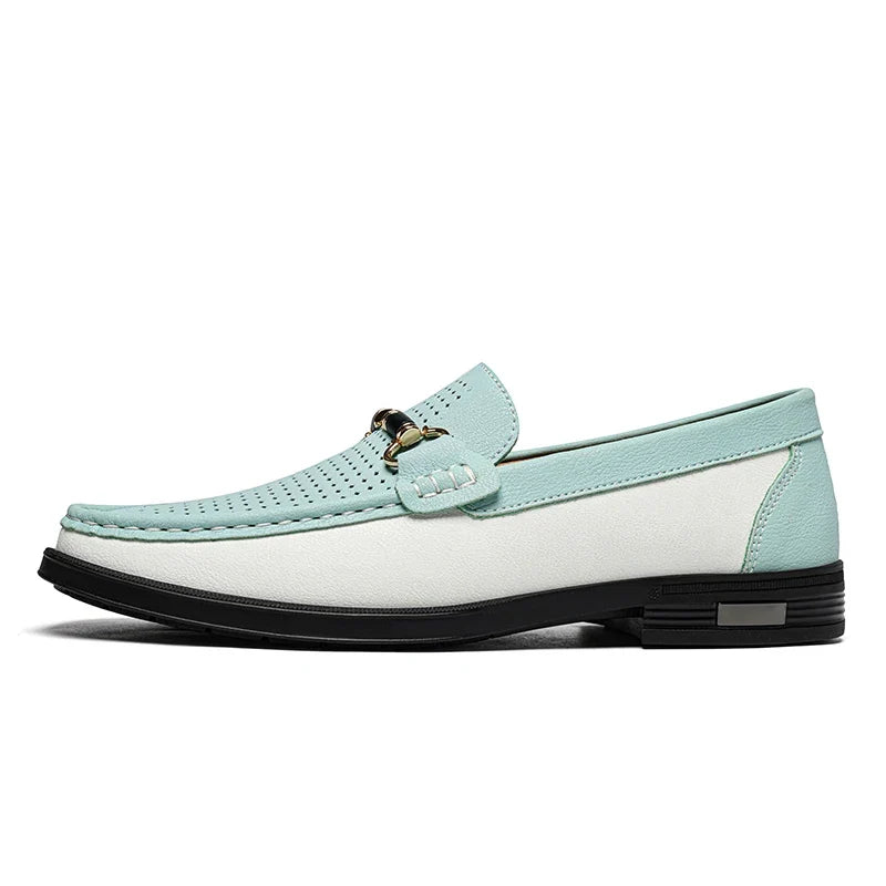 Smart casual men's perforated bit loafers, a versatile and comfortable addition to any outfit.