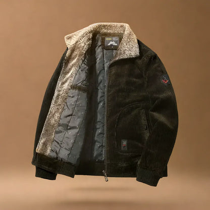 Comfortable men's ridge jacket, perfect cool weather outerwear for fall and casual winter days.