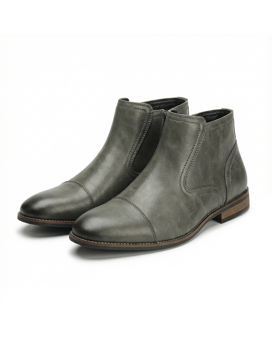 Men's Stylish Slip-On Chelsea Boots, perfect for versatile dress or casual wear.