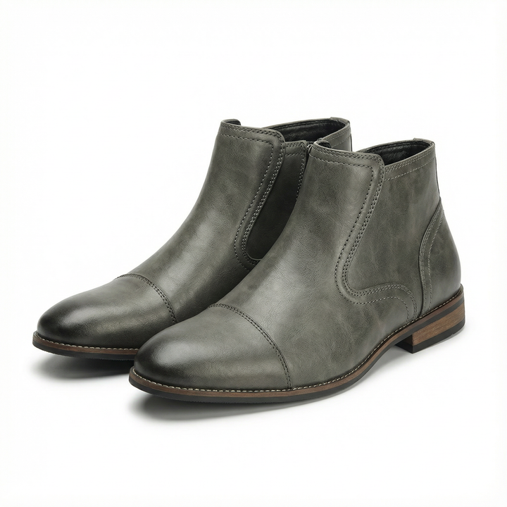 Comfortable men's slip-on Chelsea boots, great for both business casual & weekend wear.