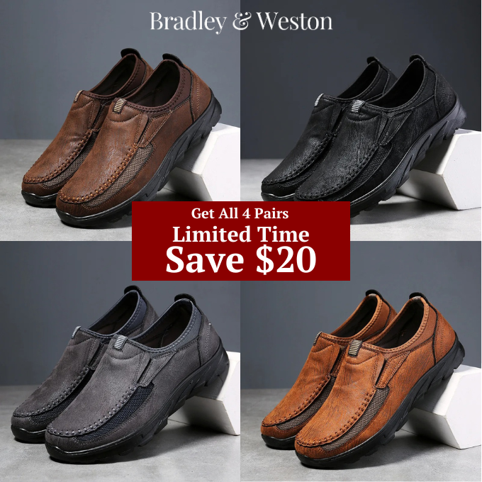 Versatile men's slip-on loafers, perfect casual footwear offering comfort, style, and durability.