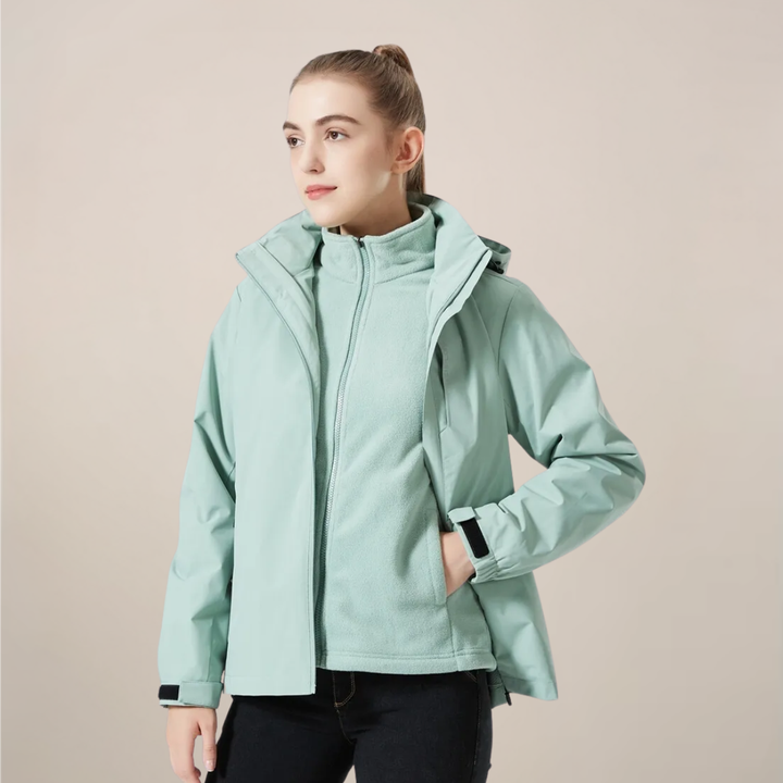Lightweight men's stand collar windbreaker, ideal for spring, autumn & outdoor activities. Full-zip design.