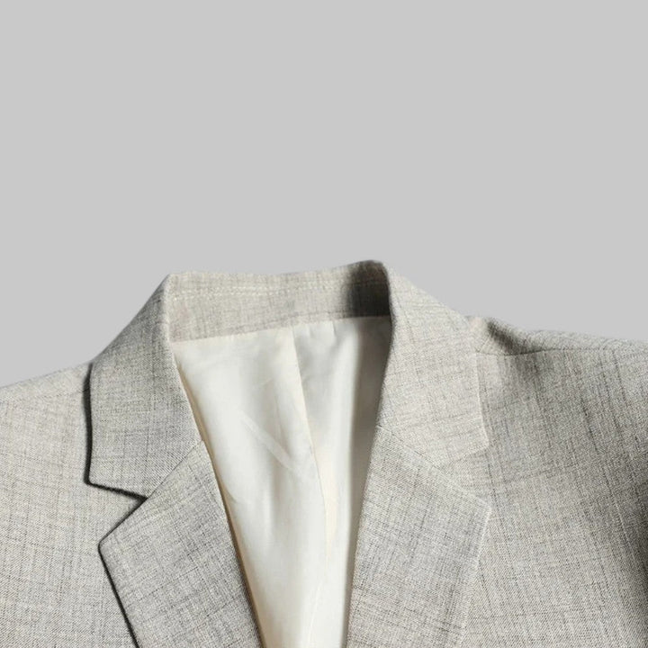 Versatile men's two-button blazer, great for men's fashion, professional wear & smart casual looks.