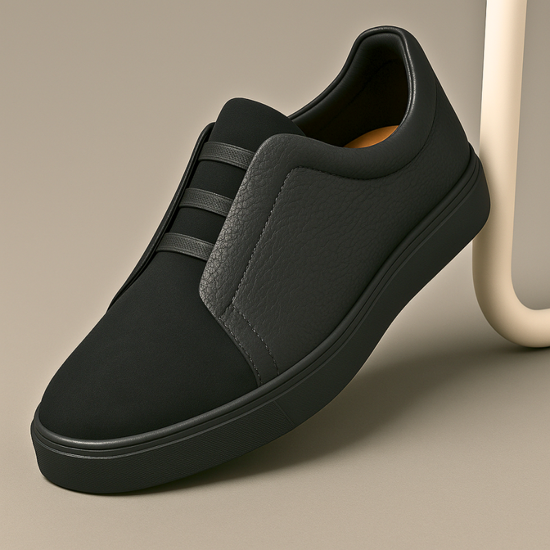 Men's comfortable slip-on sneakers in a versatile modern design. Stylish everyday footwear for any casual occasion.