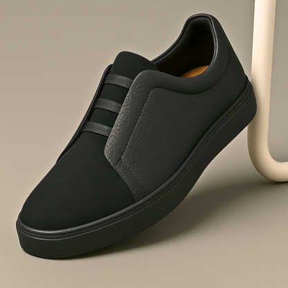 Men's comfortable slip-on sneakers in a versatile modern design. Stylish everyday footwear for any casual occasion.