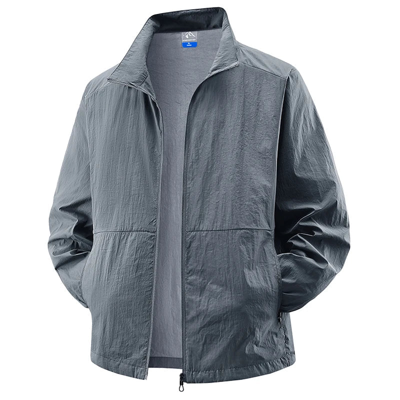 SunShield men's active performance jacket, lightweight for cycling, running, and hiking.