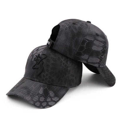 Tactical camouflage fishing cap, a must-have for men's outdoor gear collection.