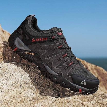 Comfortable men's hiking shoes, suede leather tactical footwear ideal for an active lifestyle