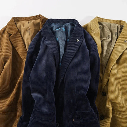 Versatile men's tailored casual jacket. Modern outerwear, perfect for stylish everyday fashion. Multiple colors.