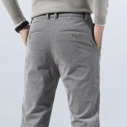Men's tailored comfort dress pants for versatile everyday style & formal wear.