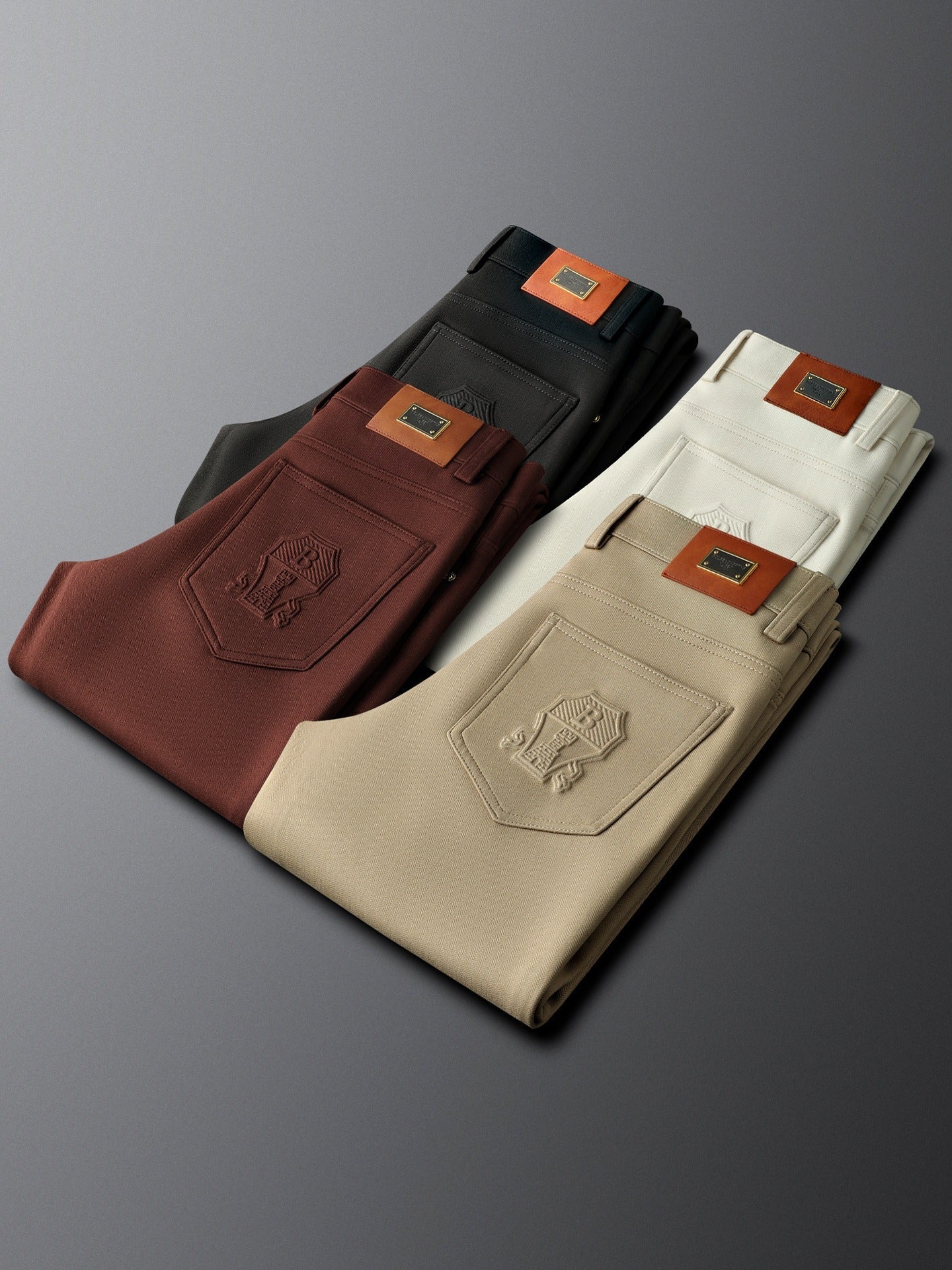 Elegant men's tailored dress pants for a sophisticated look, ideal for smart casual & office.
