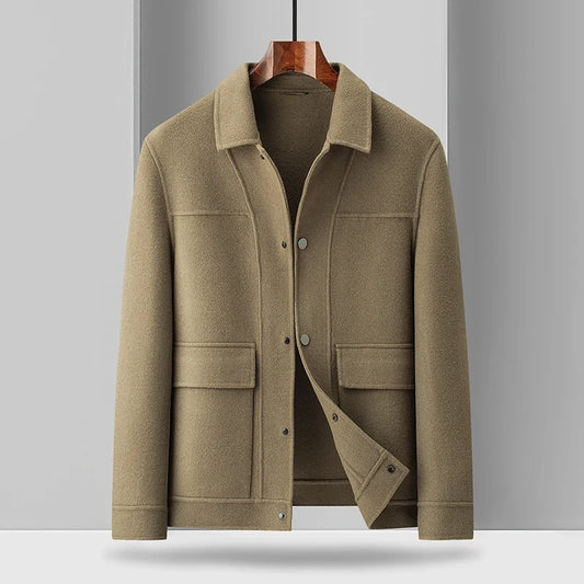Men's tailored field jacket in a modern, versatile style. Perfect smart casual outerwear for layering.