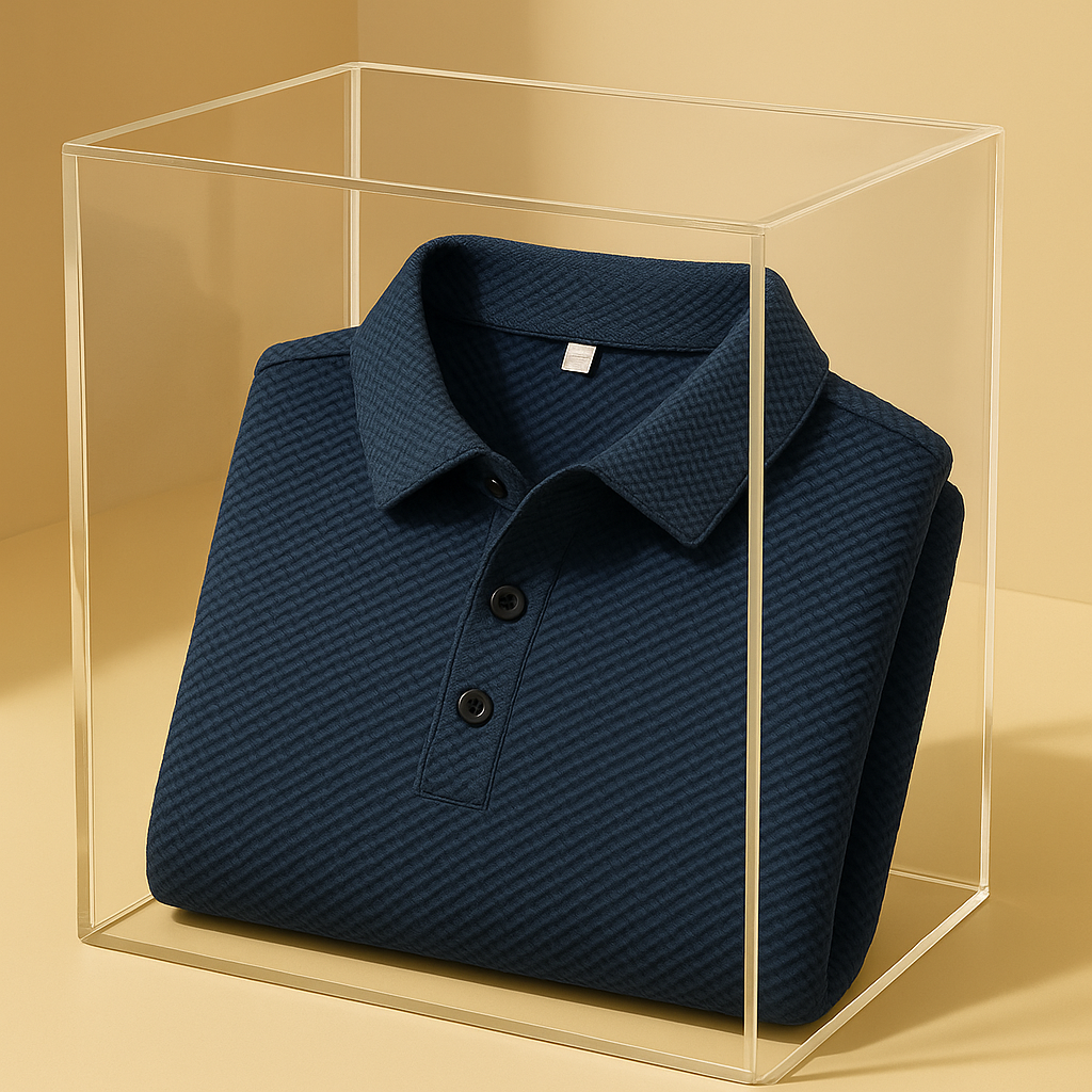 Premium men's short sleeve polo. Tailored fit for everyday comfort, moisture-wicking & anti-pilling features.