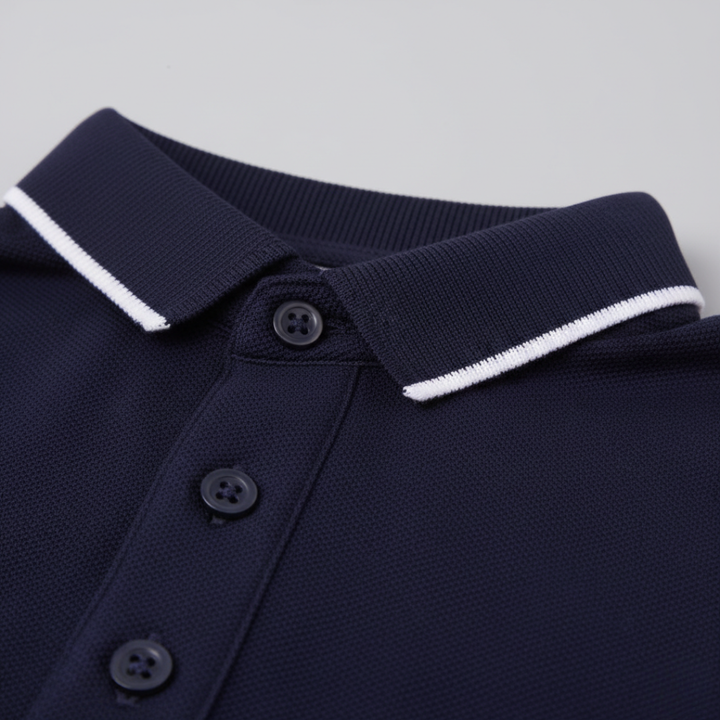 Moisture-wicking men's short sleeve polo. Tailored fit for golf or a polished business casual look.