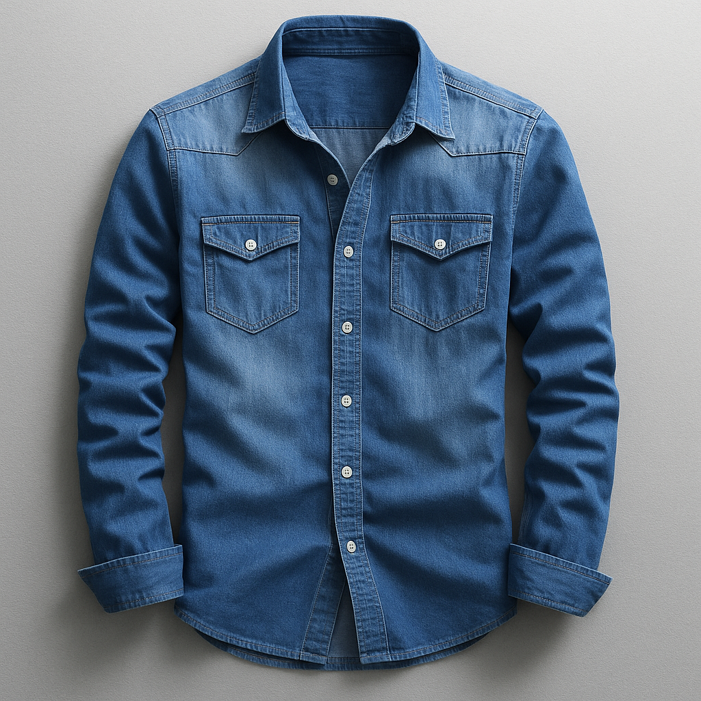 Men's versatile long sleeve button-up shirt. Tailored for comfort, ideal for smart casual and daily wear.