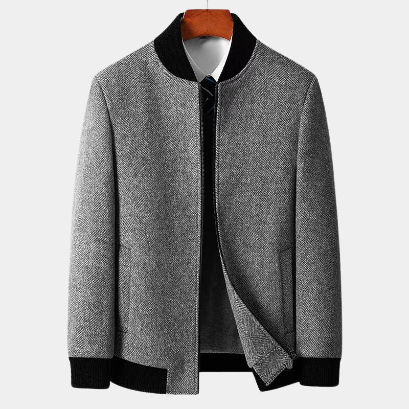 Stylish men's tailored jacket, perfect outerwear for a smart casual or formal men's fashion statement.