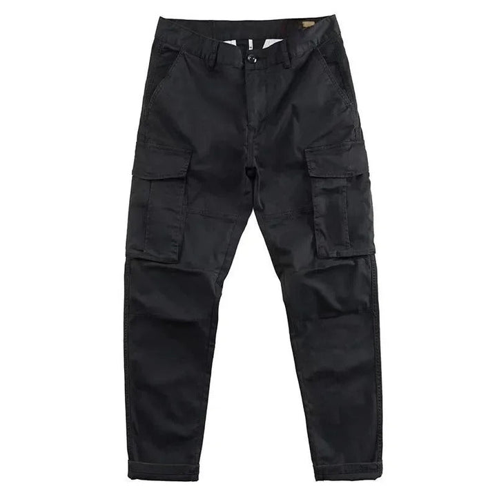 Versatile men's tapered cargo pants, suitable for casual, workwear, and outdoor activities with a stylish fit.