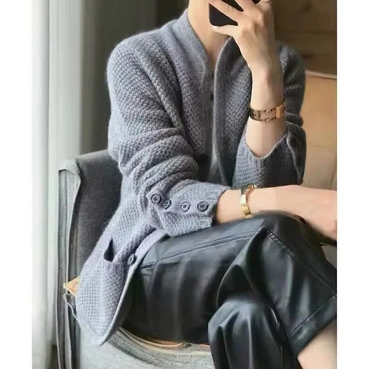 Cozy men's thick wool sweater jacket designed for ultimate warmth during harsh winter, stylish & comfortable.