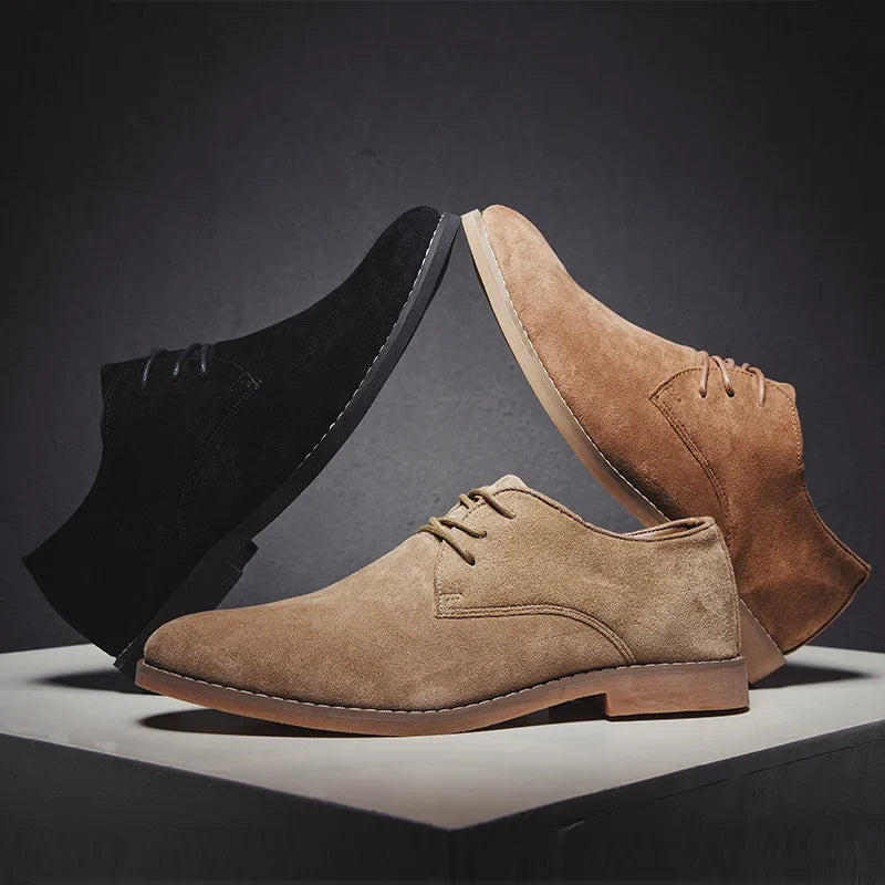 Stylish brown Men's Thorne Classic Derby Shoes, ideal for versatile smart casual and office wear.