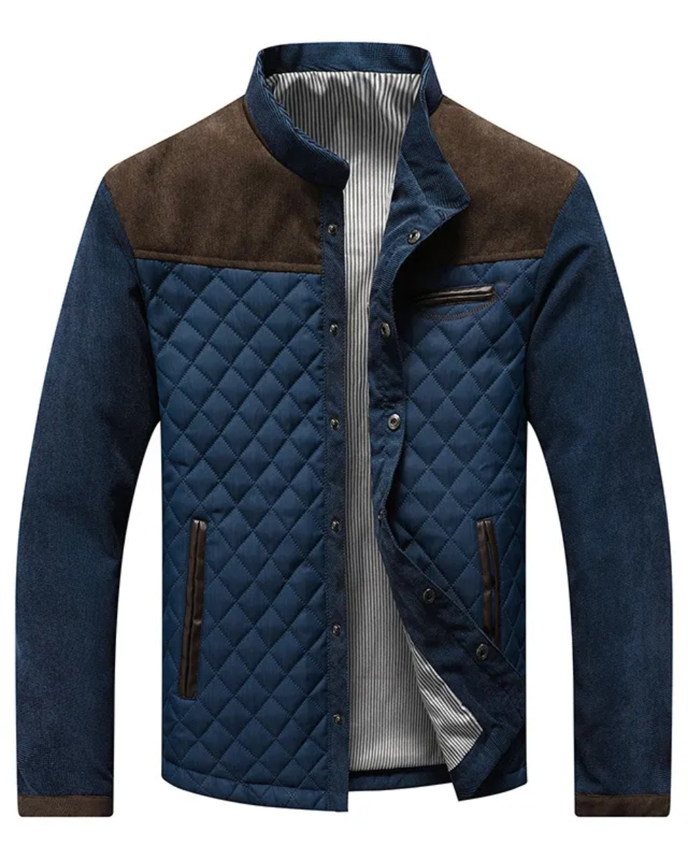 Men's timeless casual jacket in a versatile neutral color, ideal for everyday comfort & transitional weather.