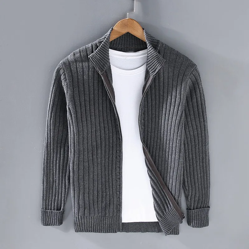 New arrival: Men's timeless full-zip cardigan. A versatile zip sweater, perfect for everyday comfort & smart casual.