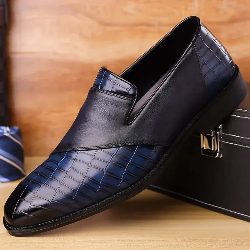 Men's comfortable slip-on loafers in various colors, ideal for everyday casual & dress fashion.