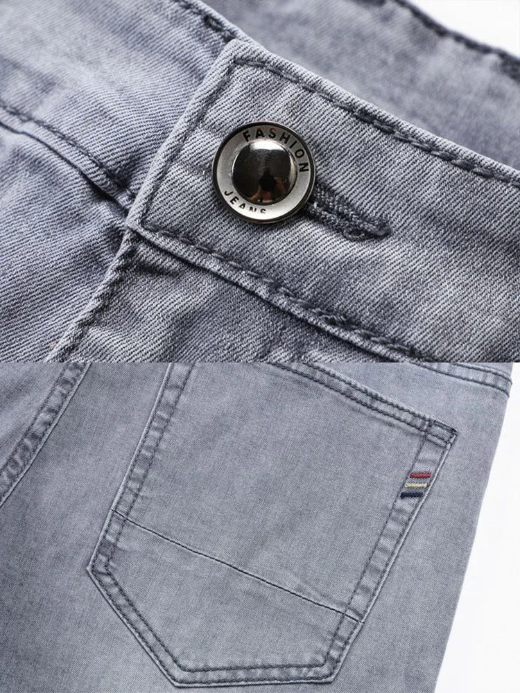 Torino Straight Fit stretch denim jeans for men. Comfortable cotton blend, ideal for casual and everyday wear.