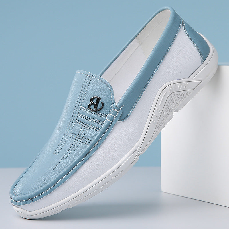 Versatile two-tone men's loafers, a smart choice for elevated fashion and comfort.
