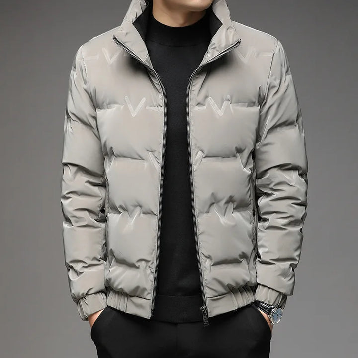 Men's Ultimate Warmth Puffer Jacket, weather resistant winter coat. Insulated for extreme cold weather outerwear.