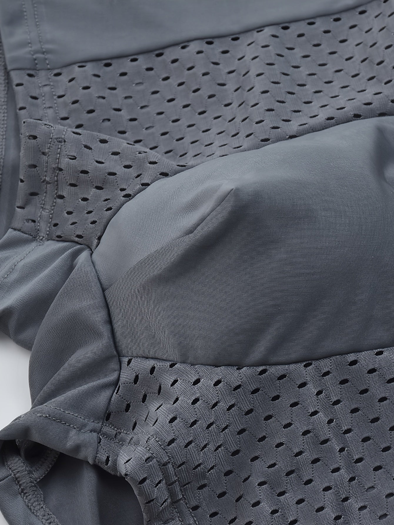 Display of men's ultra-breathable mesh boxer briefs in a 3-pack, designed for everyday comfort.