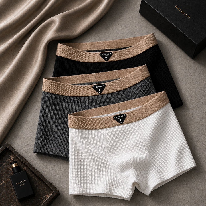 Men's ultra-comfort boxer loungewear, perfect for all-day ease and relaxed casual wear.
