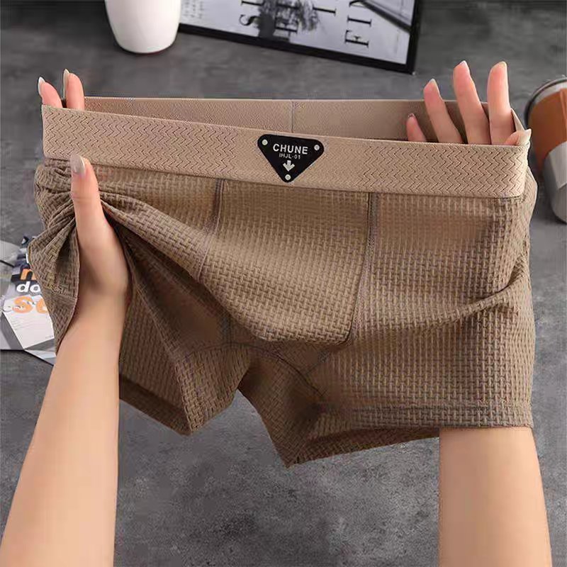 Soft men's loungewear boxers, offering ultra-comfort and a relaxed fit for daily wear & sleep.