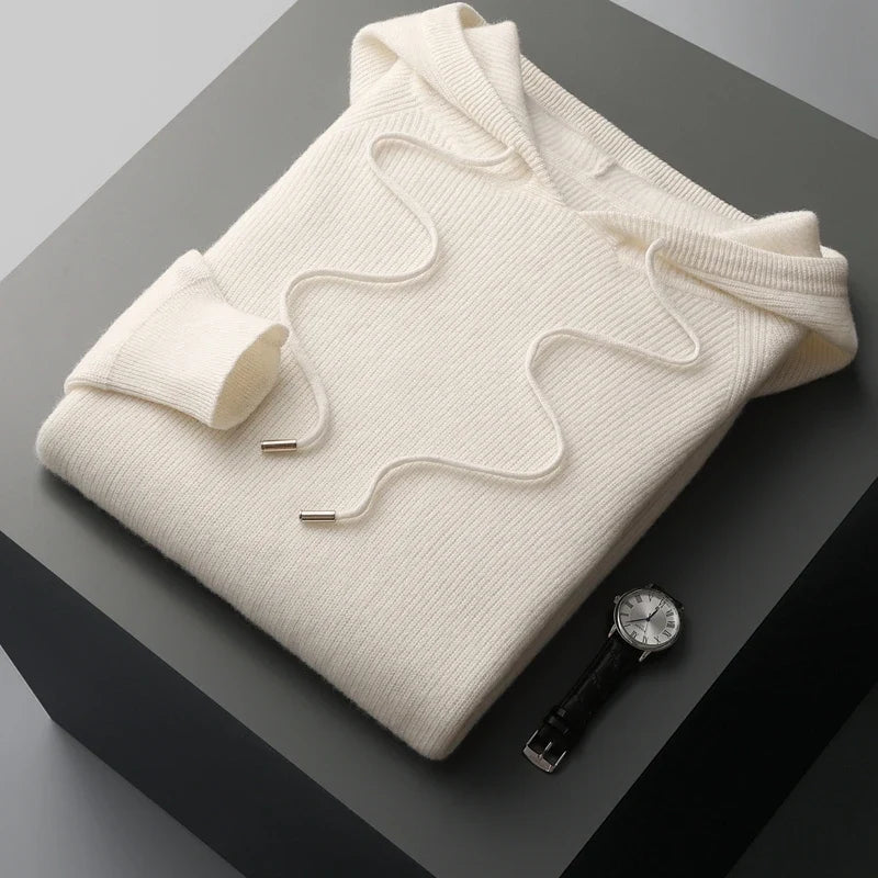 Ultra-comfortable men's pullover hoodie, a relaxed fit essential for everyday casual wear.