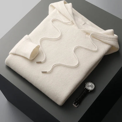 Ultra-comfortable men's pullover hoodie, a relaxed fit essential for everyday casual wear.