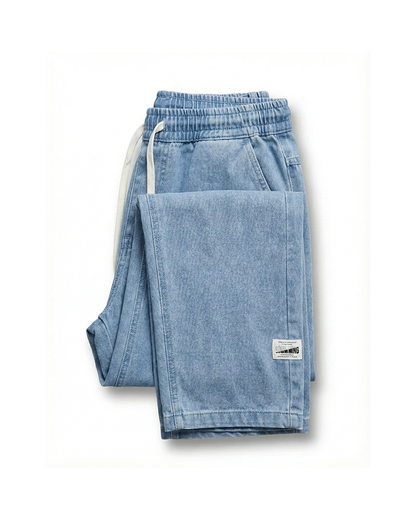 Men's Ultra-Comfort Relax-Fit lounge pants with elastic waist & drawstring for casual everyday wear.