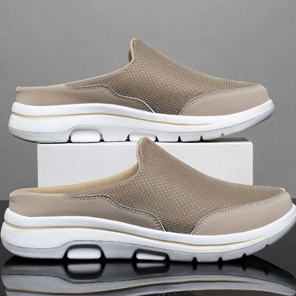 Versatile men's slip-on sneaker slides, offering ultimate comfort and easy wear casual footwear.