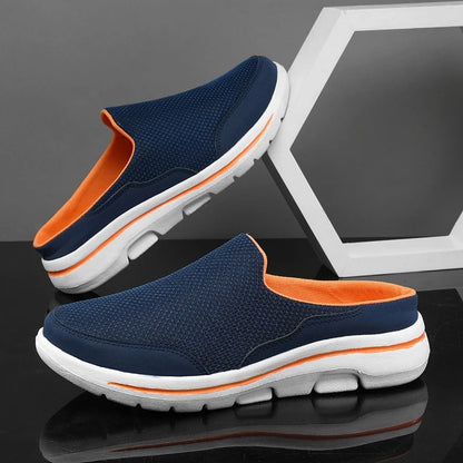Lightweight & breathable men's slip-on sneaker slides, perfect comfort shoes for daily wear.