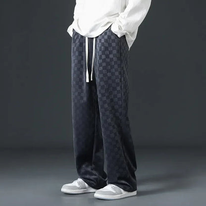 Soft men's relaxed fit gray sweatpants, ensuring ultra-comfort for everyday wear and relaxing sessions.