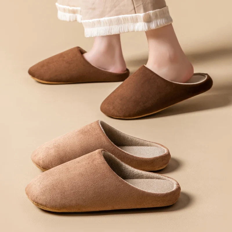 Cozy men's lounge wear loafers, perfect indoor slippers for home comfort & daily relaxation.